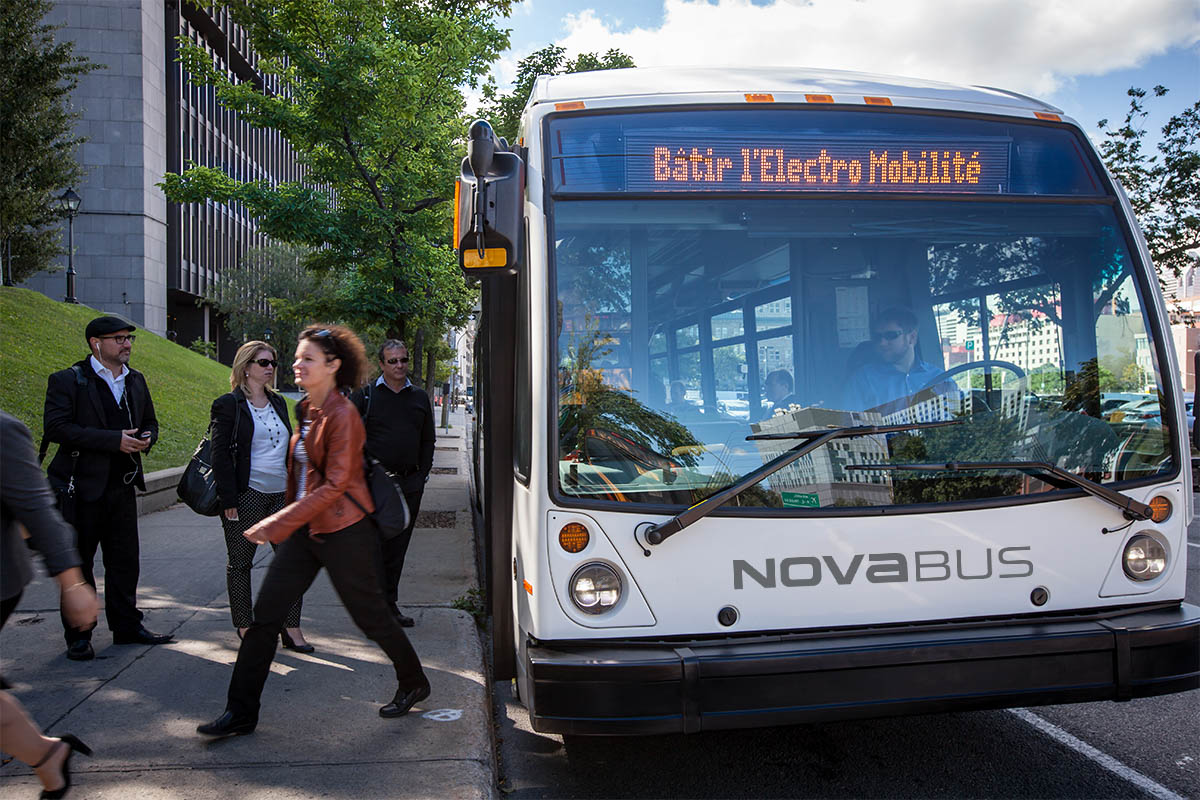 Deux autobus électriques Nova Bus à Vancouver dans le cadre du projet CRITUC