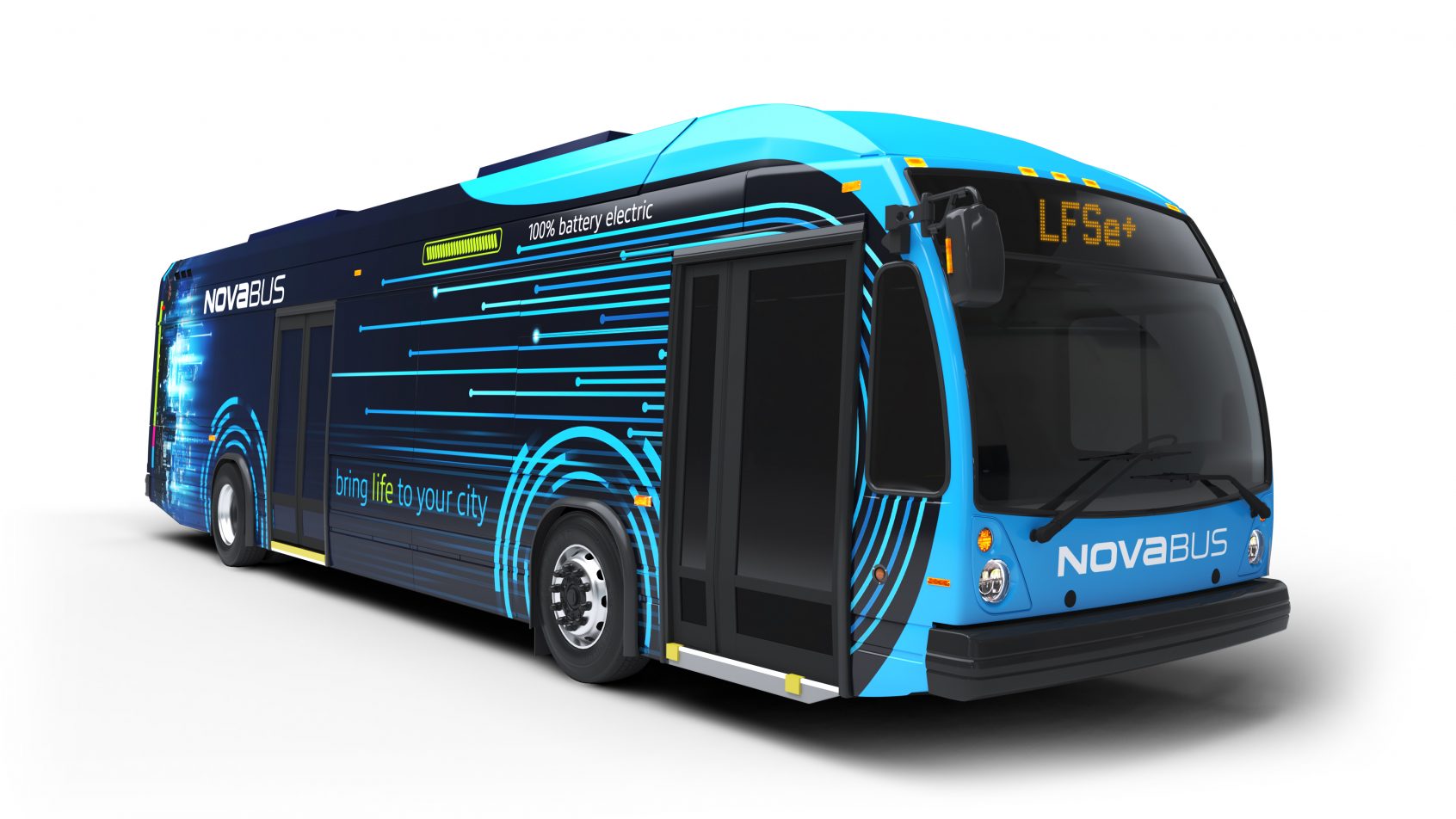 Nova Bus dévoile son nouvel autobus électrique à longue autonomie, le LFSe+, sur le marché nord-américain