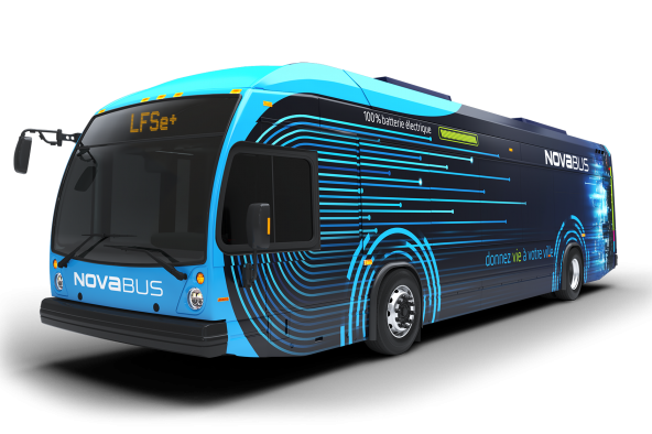 Nova Bus annonce la plus importante commande d’autobus LFSe+ par quatre sociétés de transport du Québec