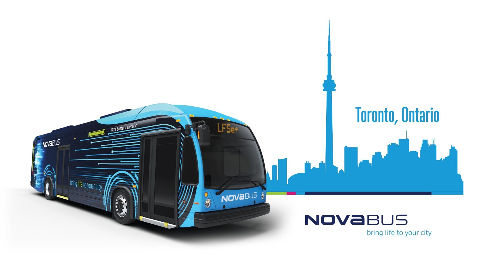Nova Bus to provide up to 541 long-range battery-electric buses to the Toronto Transit Commission