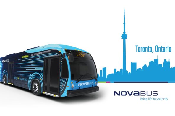 Nova Bus to provide up to 541 long-range battery-electric buses to the Toronto Transit Commission