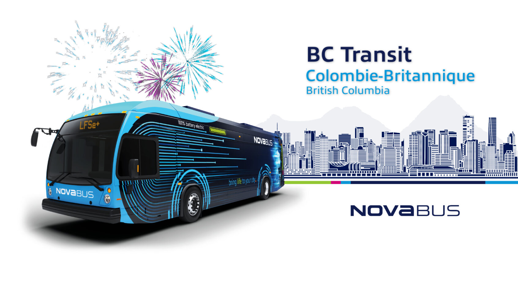 BC Transit garde le cap sur ses plans en matière de transport collectif durable en faisant l’acquisition de ses premiers autobus électriques de Nova Bus